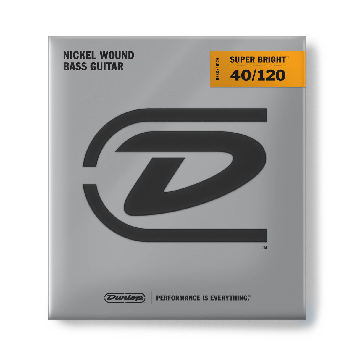 JIM DUNLOP Super Bright Nickel Round Wound % String Bass Strings DBSBN40120