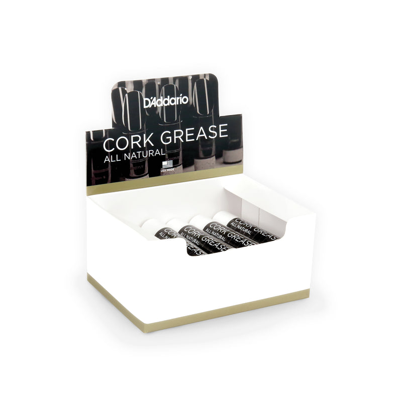 D'Addario All-Natural Cork Grease - Box of 12 Tubes