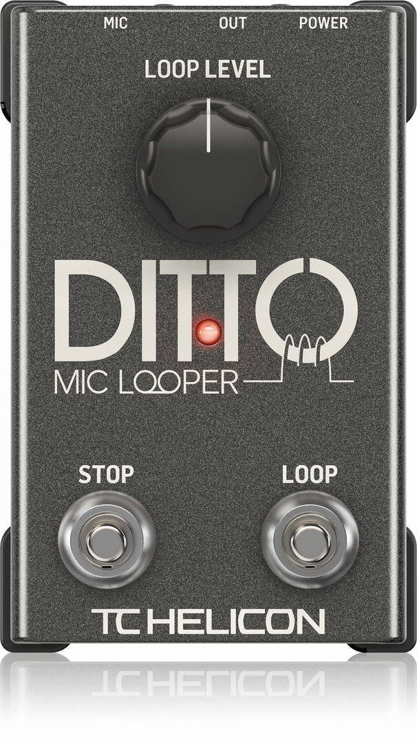 THE TC HELICON DITTO MIC LOOPER
