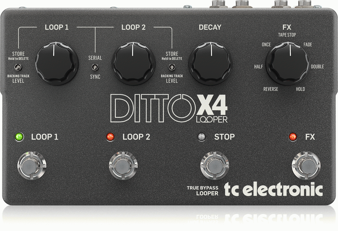 THE TC ELECTRONIC DITTO X4 LOOPER