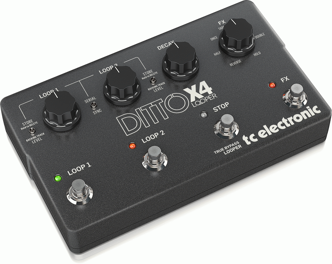 THE TC ELECTRONIC DITTO X4 LOOPER