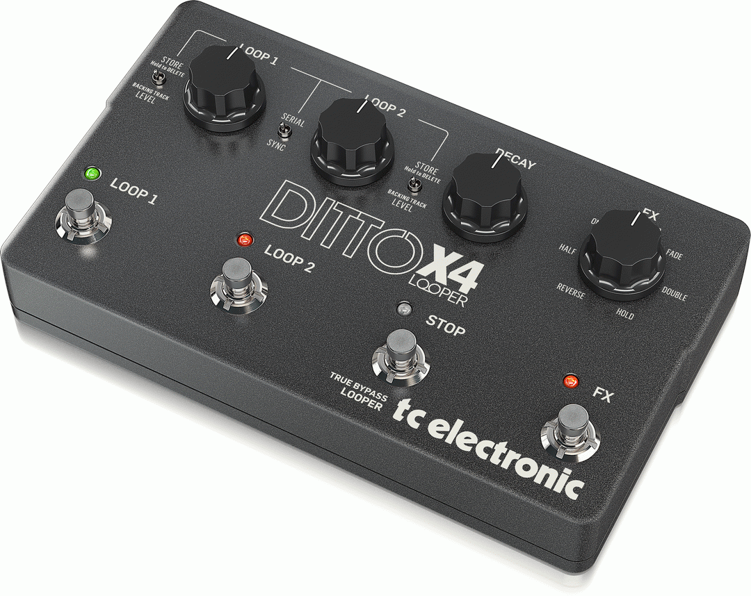 THE TC ELECTRONIC DITTO X4 LOOPER