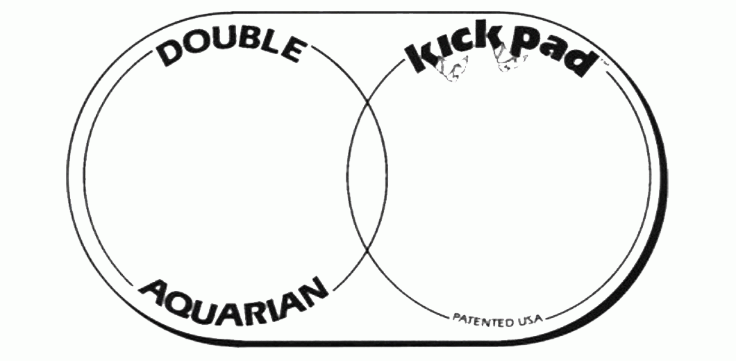 Aquarian DKP2 Double Kick Pad