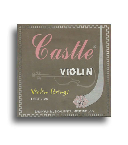 Castle Violin String Set in 3/4 Size