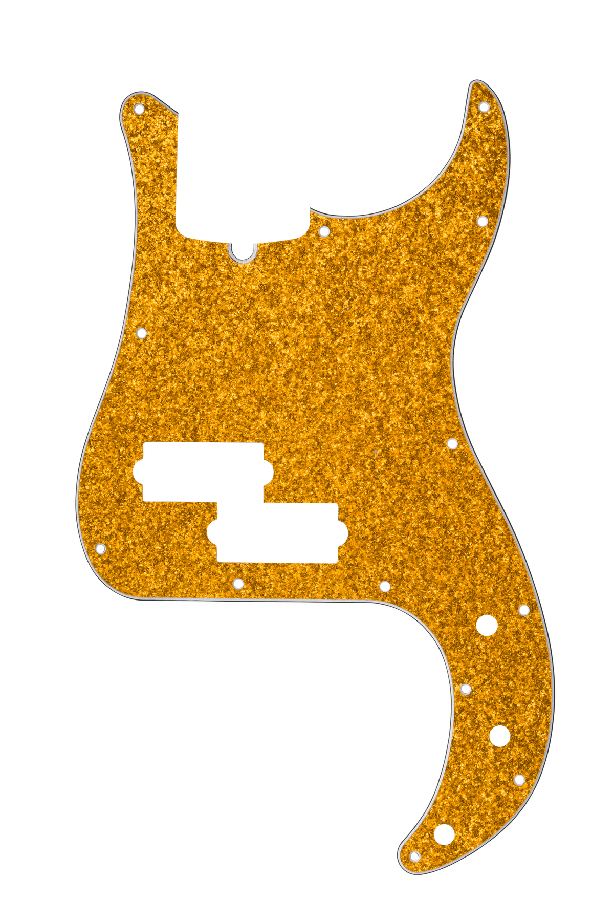 D'Andrea - P-Bass Pickguard Gold Sparkle