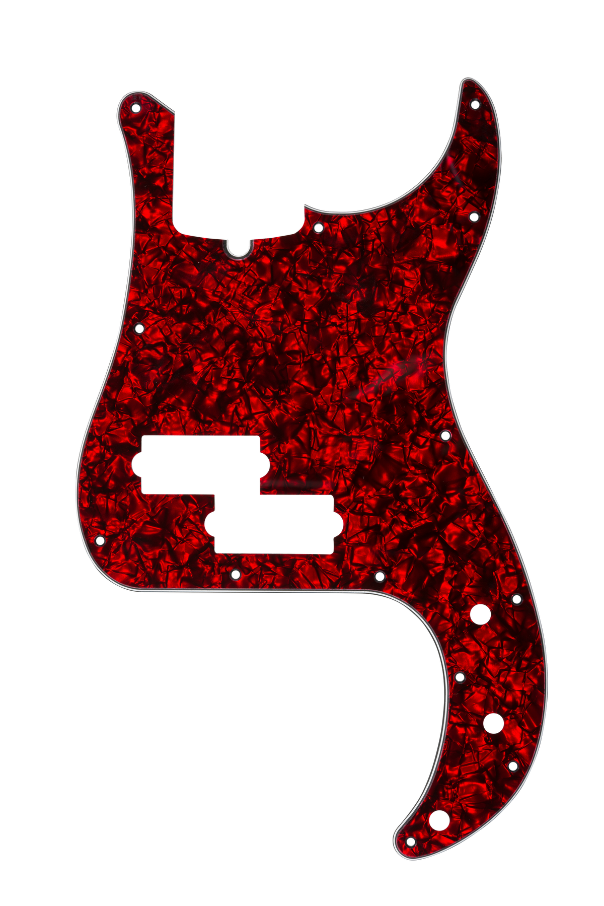 D'Andrea - P-Bass Pickguard Red Pearl