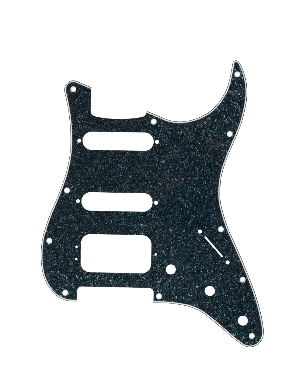D'Andrea - Strat Pickguard Black Sparkle