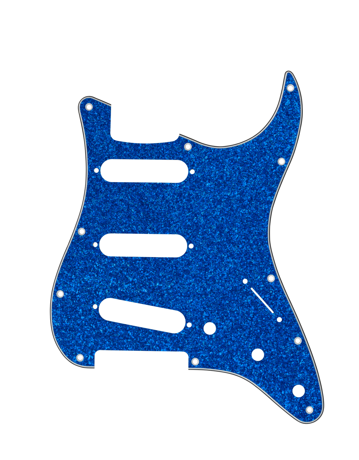 D'Andrea - Strat Pickguard Blue Sparkle