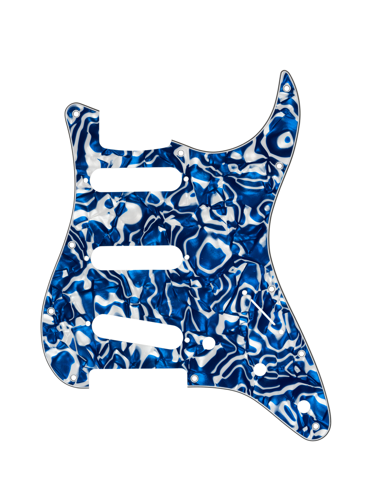 D'Andrea - Strat Pickguard Blue Swirl Pearl