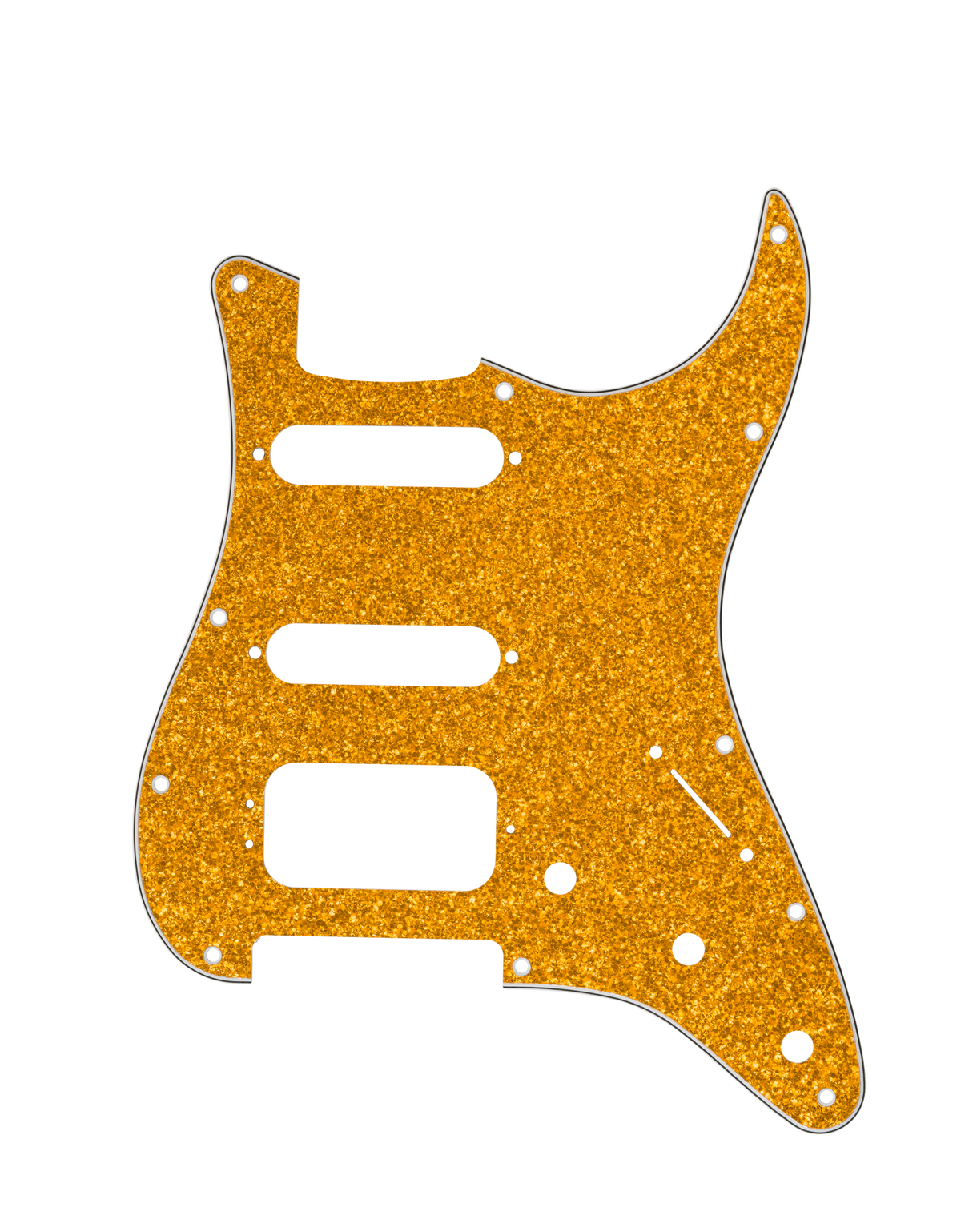 D'Andrea - Strat Pickguard Gold Sparkle