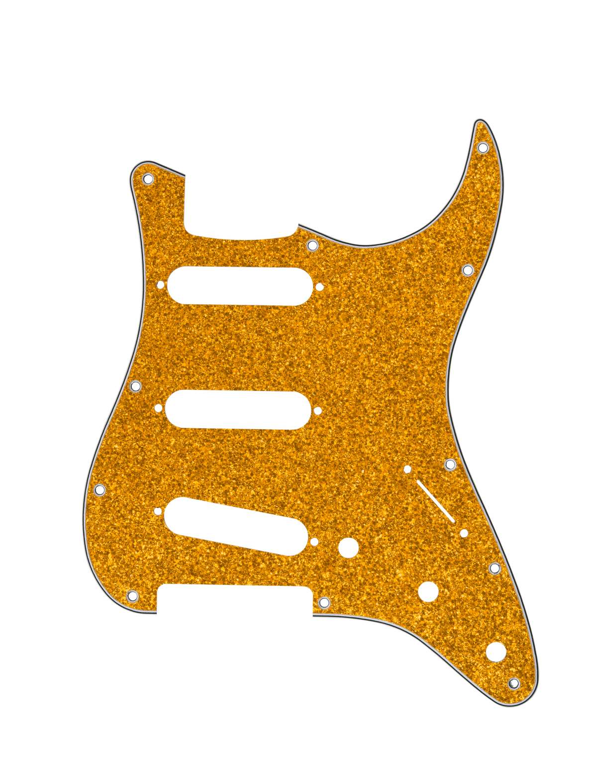 D'Andrea - Strat Pickguard Gold Sparkle
