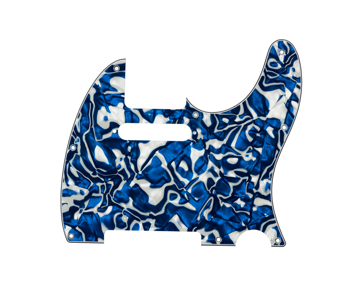 D'Andrea - Tele Pickguard Blue Swirl Pearl