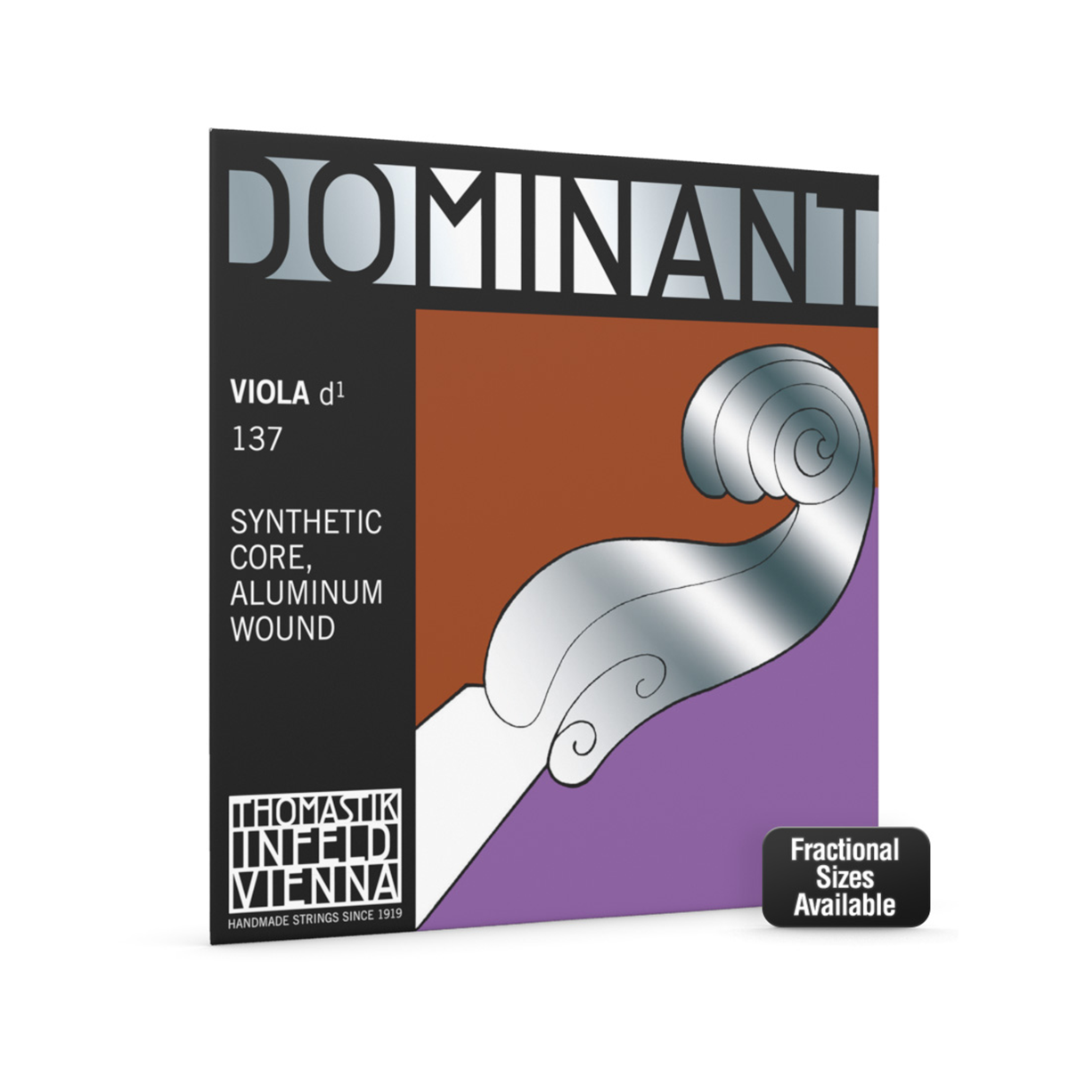 Thomastik 137H Dominant Viola 1/2 'D' String Set 13