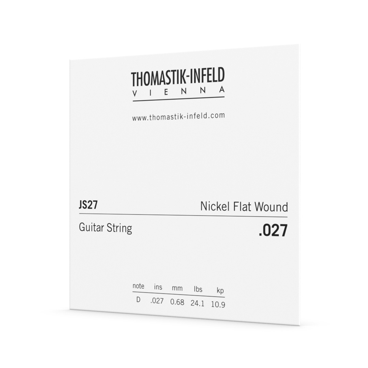 Thomastik Jazz .027 Single String Nickel Flatwound [DTJS27]