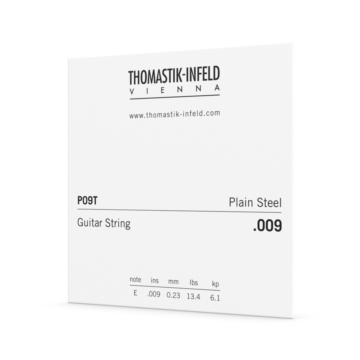 DTP09T Thomastik .009 Single String Plain Tin Plated Steel