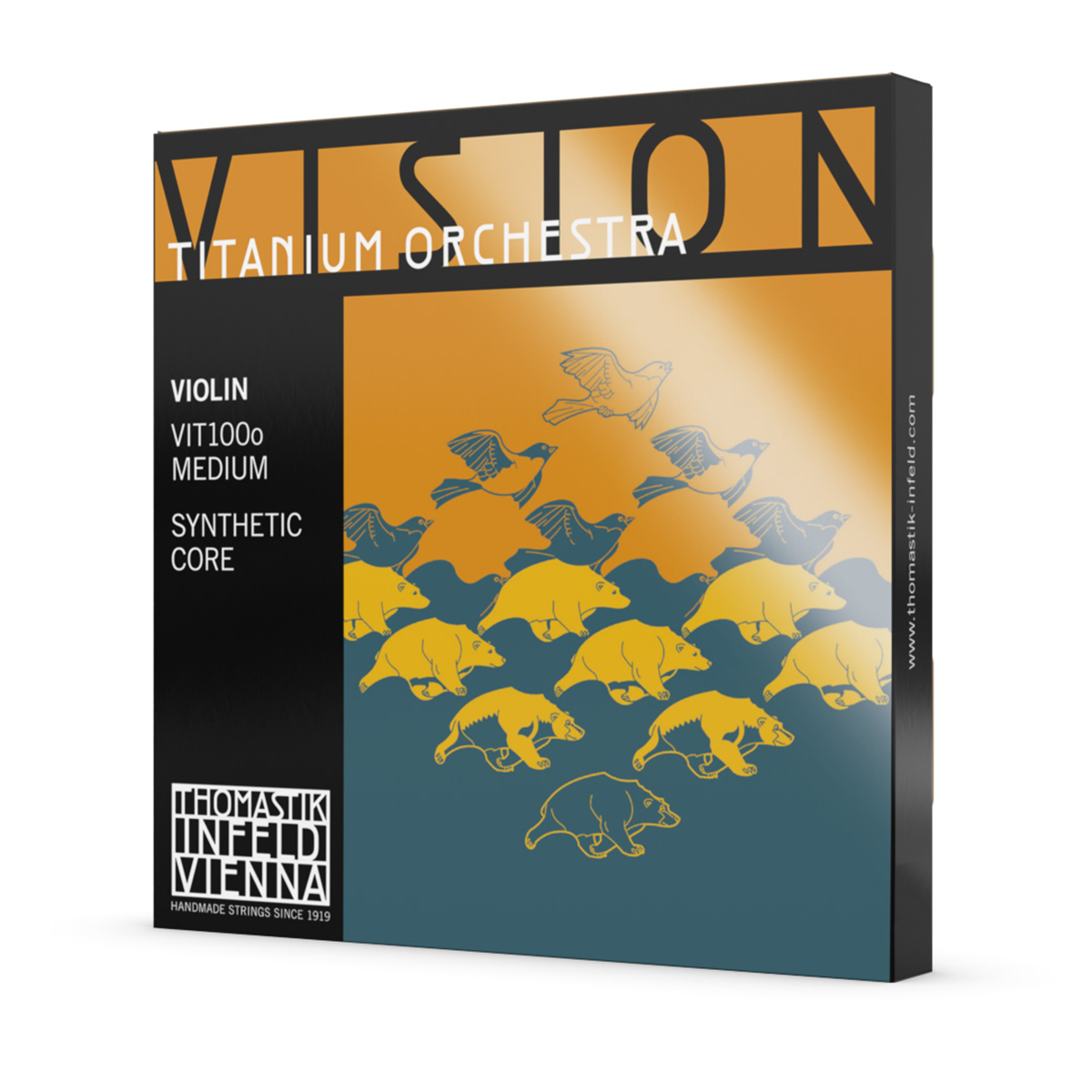 Thomastik VIT100O Vision Titanium Violin Orchestra 4/4 Set