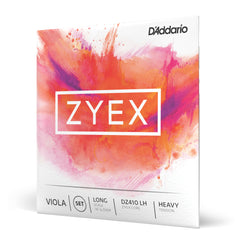 D'Addario Zyex Viola String Set, Long Scale, Heavy Tension
