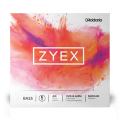 D'Addario Zyex Bass E-String, 4/4 Scale, Medium Tension