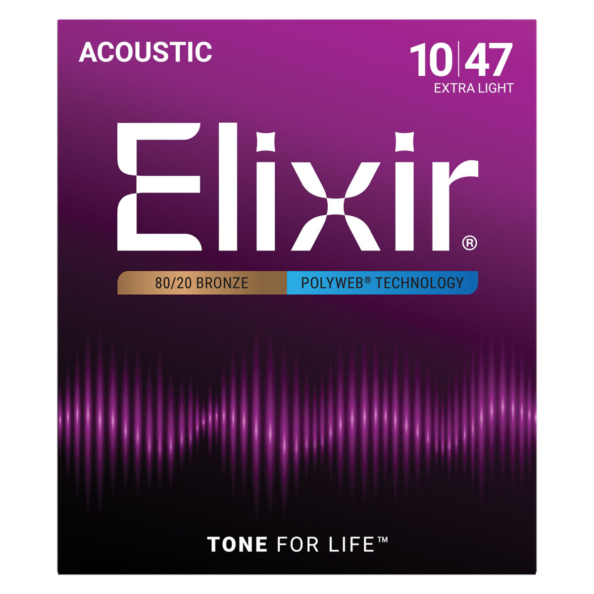 Elixir 11000 Polyweb 80/20 Extra Light 10 - 47