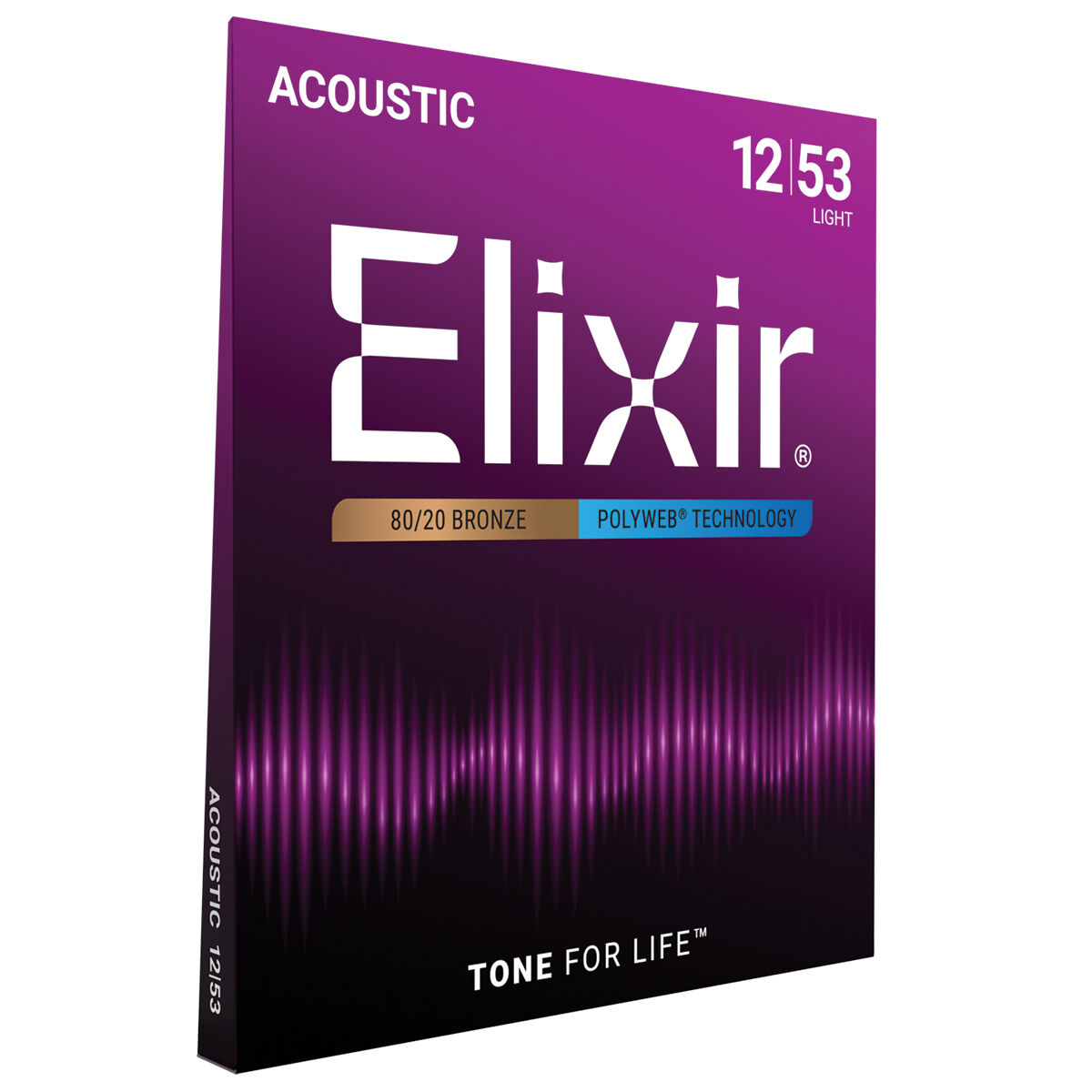 Elixir 11050 Polyweb 80/20 Light 12-53