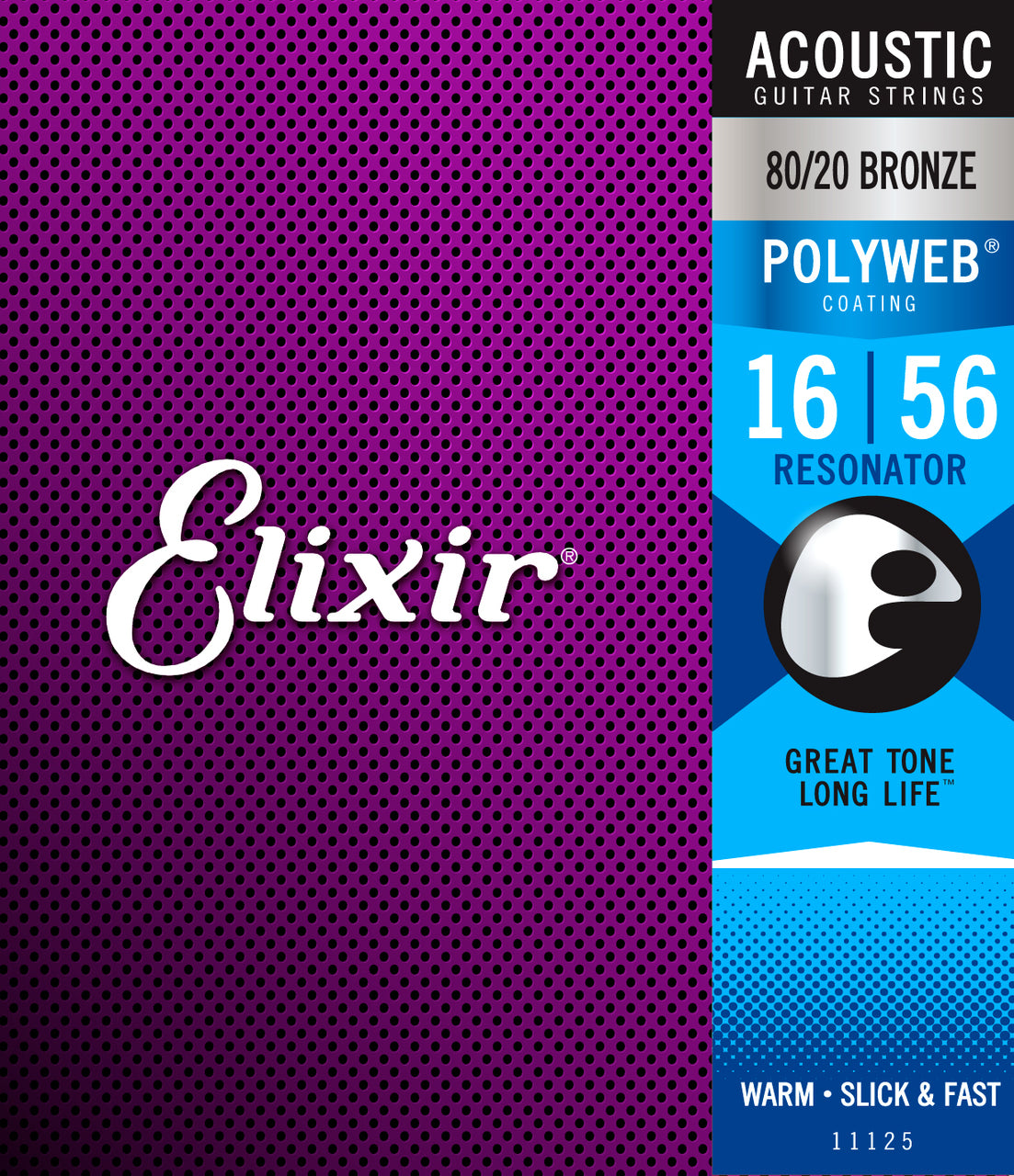 Elixir 11125 Polyweb 80/20 Resonator 16-56