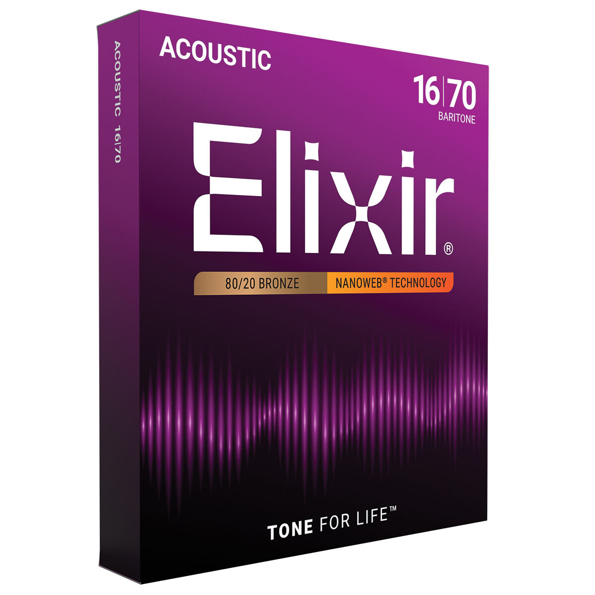 Elixir 11306 Nanoweb 80/20 Baritone 16-70