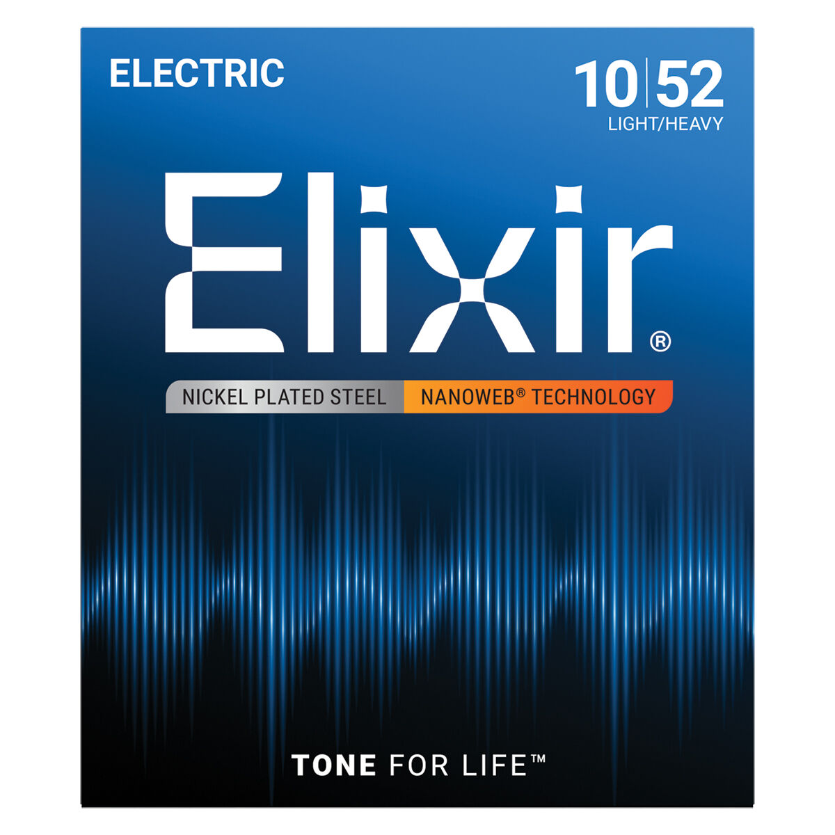 Elixir 12077 Nanoweb Electric Light-Heavy 10-52