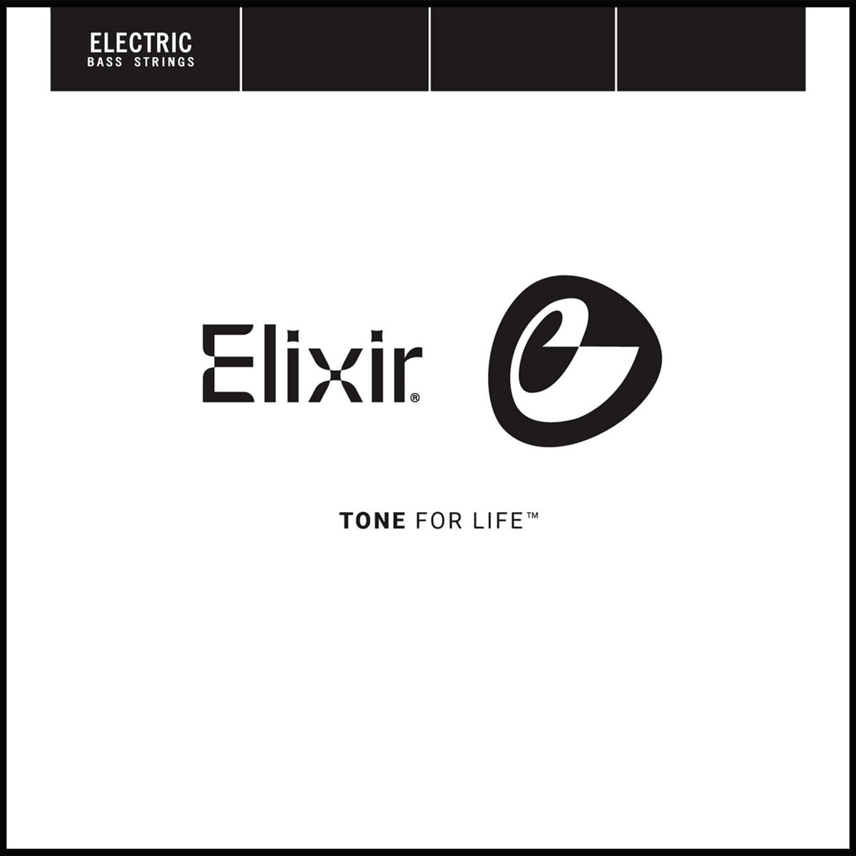 Elixir 15406 Nanoweb Nickel Plated Steel Single Bass .105 Extra Long