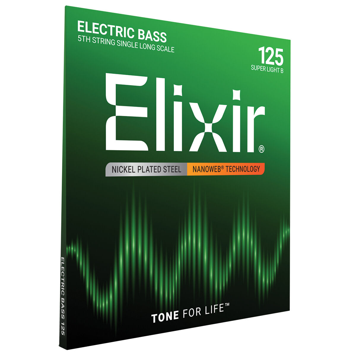 Elixir 15425 Nanoweb Single Bass Super Light B .125