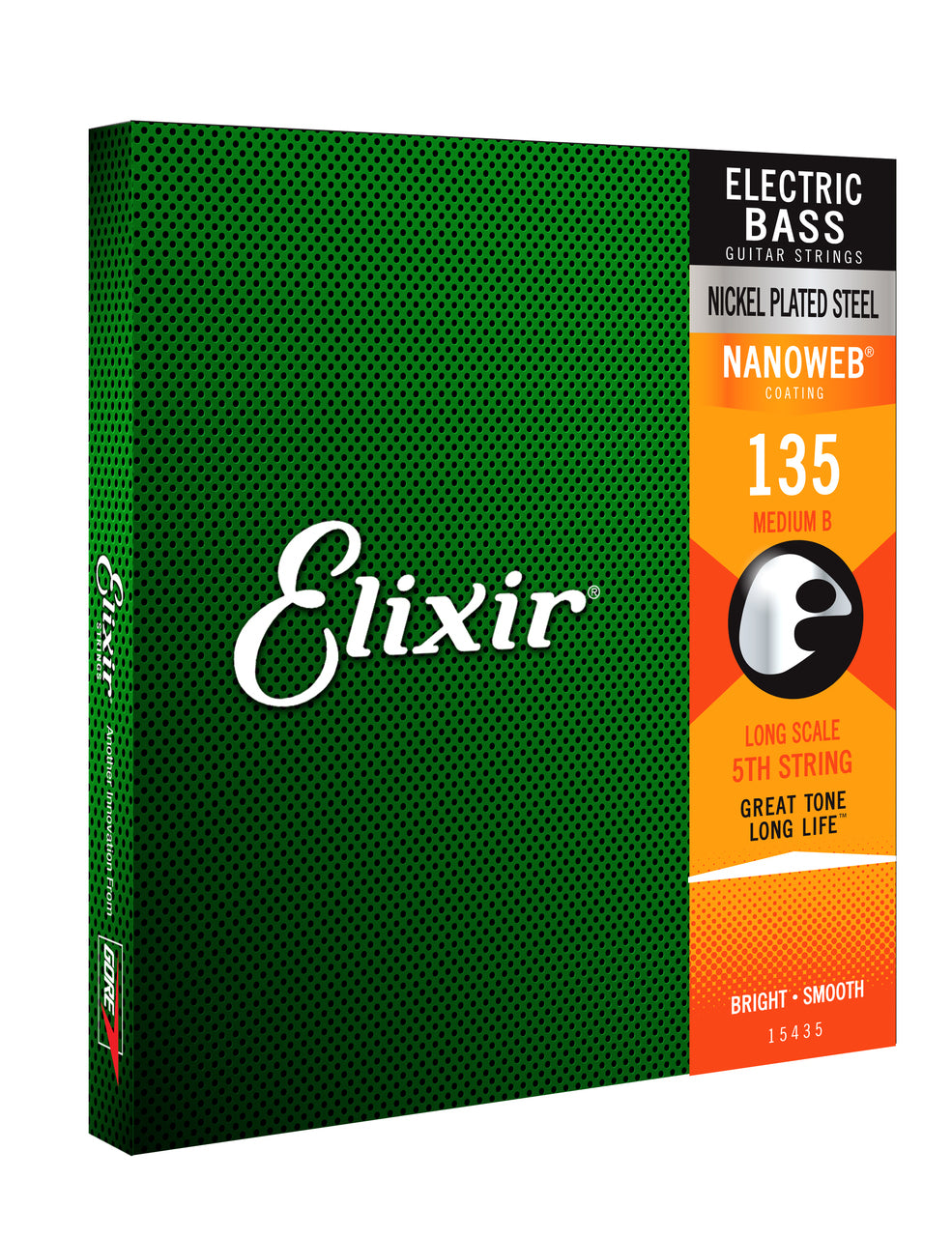 Elixir 15435 Nanoweb Single Bass Heavy B .135