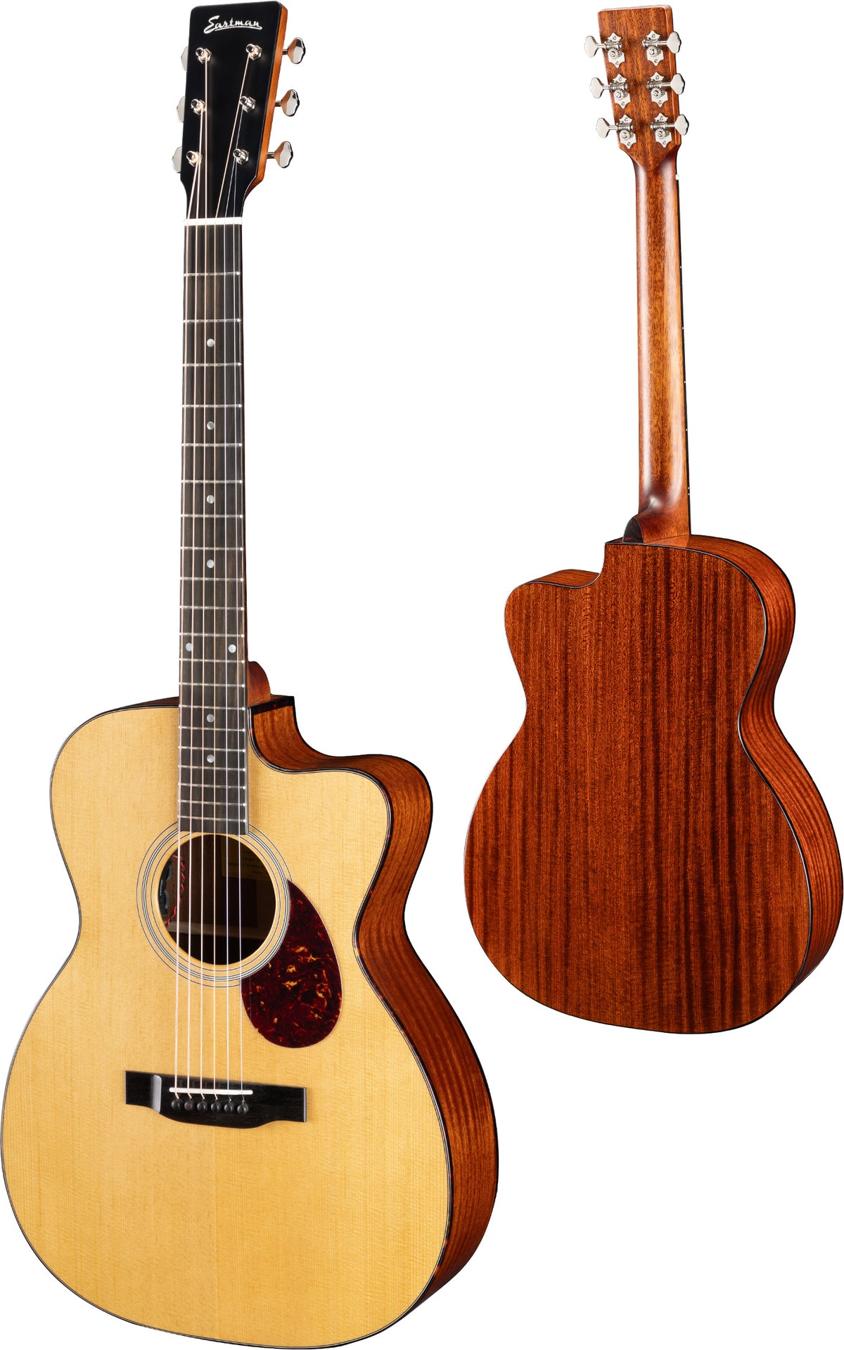 Eastman E1OMCE Deluxe Acoustic Guitar - Natural