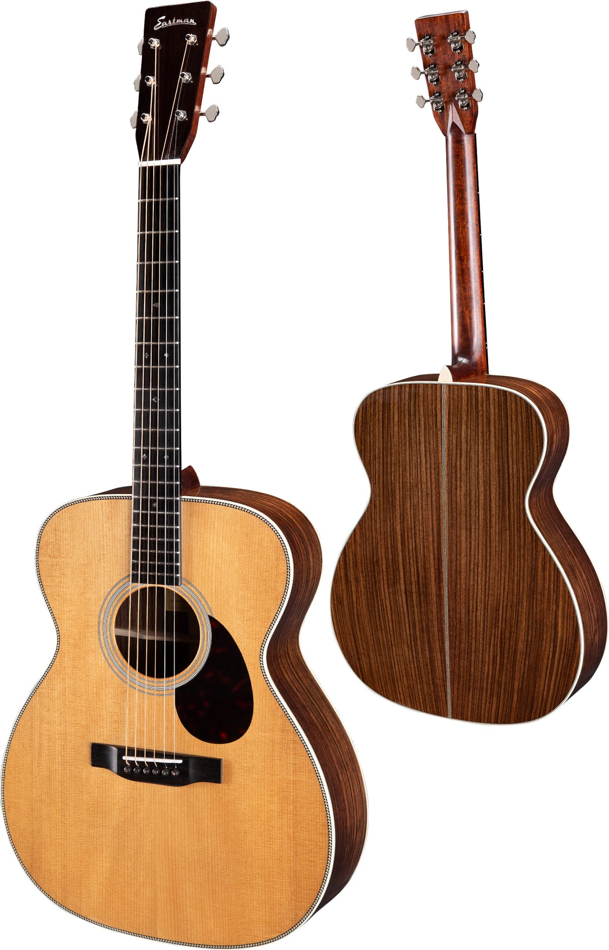 Eastman E20OM Thermo-Cure Acoustic Guitar - Thermo-Cure Natural
