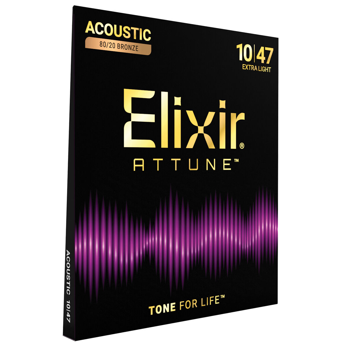 Elixir Attune 80/20 Bonze Extra Light 10-47 [E23002]