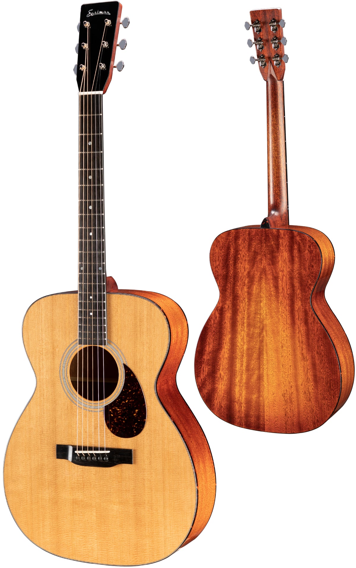 Eastman E6OM Thermo-Cure Acoustic Guitar - Thermo-Cure Natural