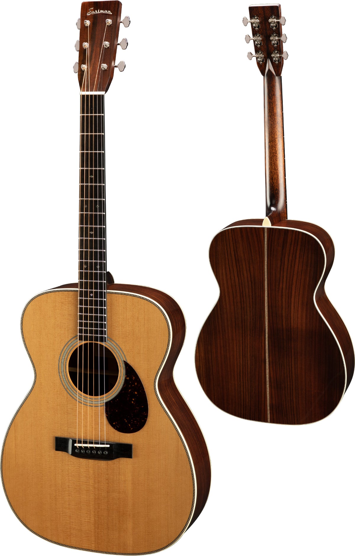 Eastman E8OM Thermo-Cure Acoustic Guitar - Thermo-Cure Natural