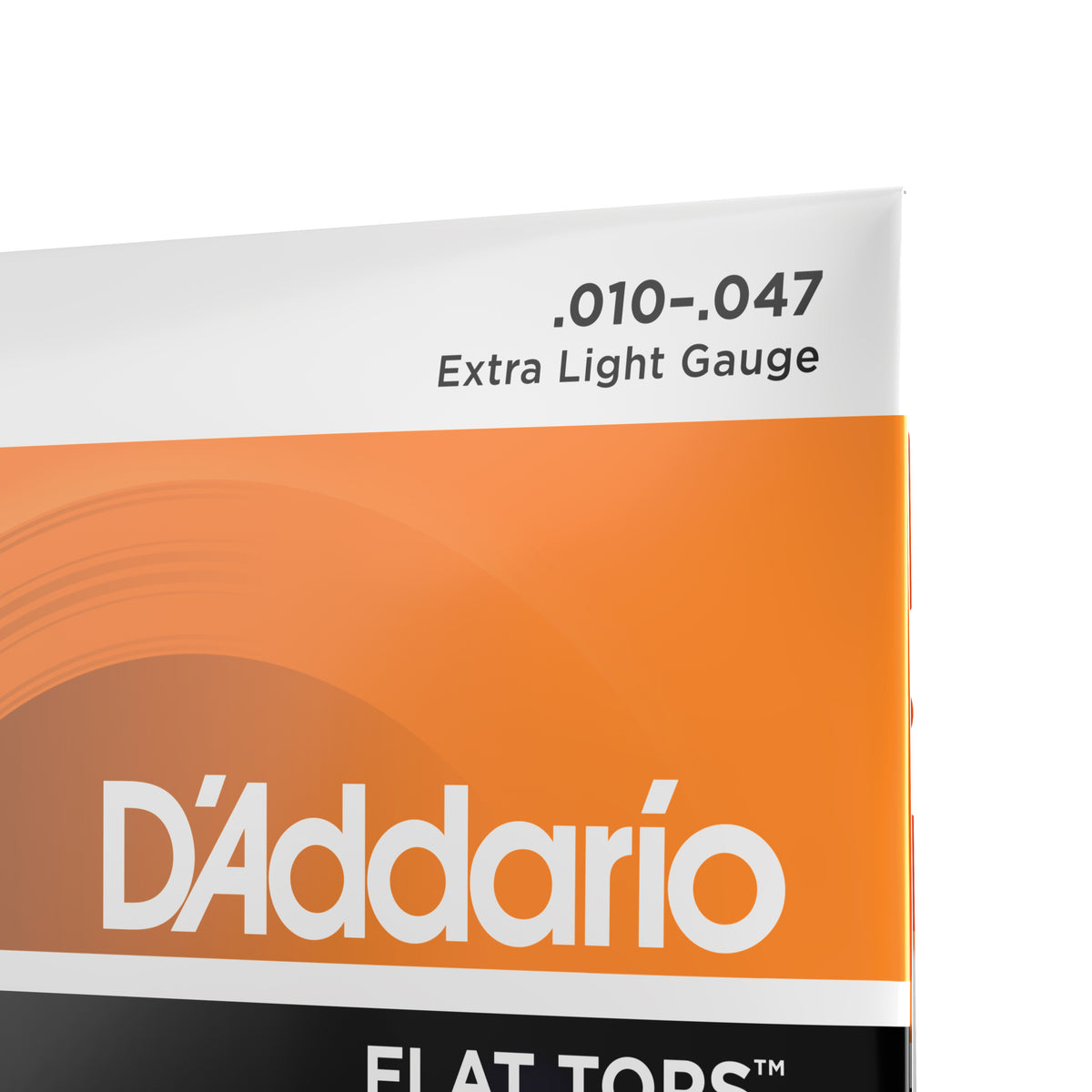 D'Addario EFT15 Flat Tops Phosphor Bronze Acoustic Guitar Strings, Extra Light, 10-47