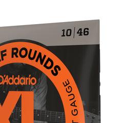 D'Addario EHR310 Half Round Electric Guitar Strings, Regular Light, 10-46