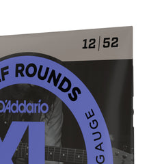D'Addario EHR350 Half Round Electric Guitar Strings, Jazz Light, 12-52