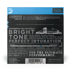 D'Addario EJ20 Nickel Wound Electric Guitar Strings, Jazz Extra Light, 10-49