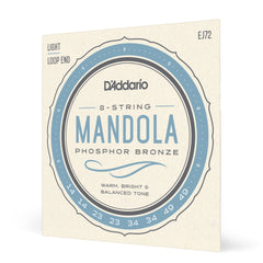 D'Addario EJ72 Phosphor Bronze Mandola Strings, Light, 14-49