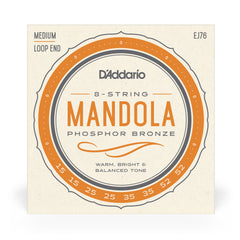 D'Addario EJ76 Phosphor Bronze Mandola Strings, Medium, 15-52