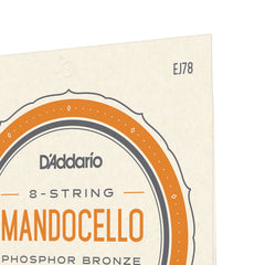 D'Addario J78 Phosphor Bronze Mandocello Strings, 22-74