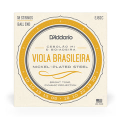 D'Addario EJ82C Viola Brasileira Set, Cebolao Mi and Boiadeira