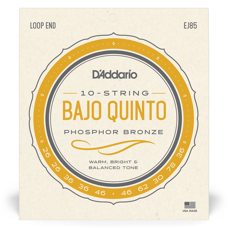 D'Addario EJ85 Bajo Quinto Strings