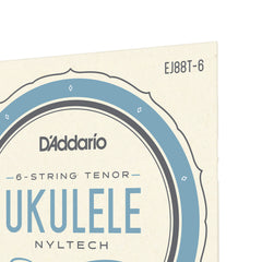 D'Addario EJ88T-6 Nyltech Ukulele Strings, 6-String Tenor