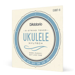 D'Addario EJ88T-6 Nyltech Ukulele Strings, 6-String Tenor