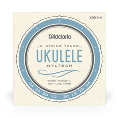 D'Addario EJ88T-8 Nyltech Ukulele Strings, 8-String Tenor