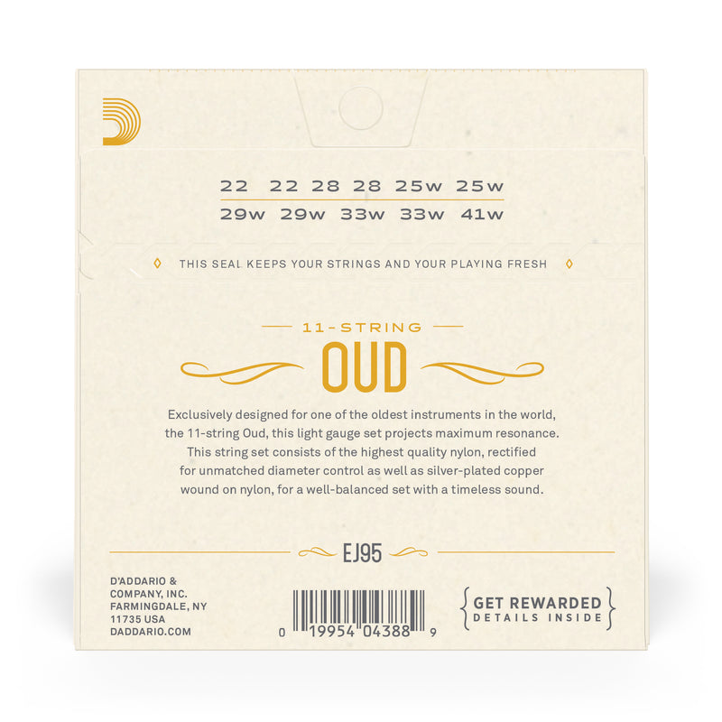 D'Addario EJ95 Oud/11-String Set