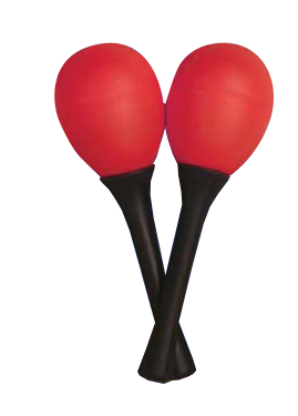 Mano Percussion Egg Maracas on Handle EM120