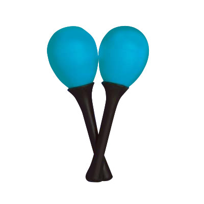 Mano Percussion Egg Maracas on Handle EM125